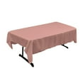thumbnail image 1 of LA Linen Polyester Poplin 60 by 90-Inch Rectangular Tablecloth, Dusty Rose, 1 of 2