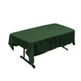 thumbnail image 1 of LA Linen Polyester Poplin 60 by 90-Inch Rectangular Tablecloth, Hunter Green, 1 of 2