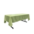 thumbnail image 1 of LA Linen Polyester Poplin Rectangular Tablecloth, 60 by 102-Inch, Sage, 1 of 2