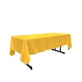 thumbnail image 1 of LA Linen Polyester Poplin Rectangular Tablecloth, 60 by 102-Inch, Yellow Dark, 1 of 2