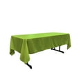 thumbnail image 1 of LA Linen Polyester Poplin Rectangular Tablecloth, 60 by 126-Inch, Lime, 1 of 2
