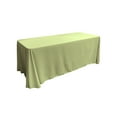 thumbnail image 1 of LA Linen Polyester Poplin Rectangular Tablecloth 90 by 132-Inch, Sage, 1 of 2