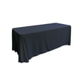 thumbnail image 1 of LA Linen Polyester Poplin Rectangular Tablecloth 90 by 156-Inch, Navy, 1 of 1