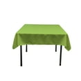 thumbnail image 1 of LA Linen Polyester Poplin Square Tablecloth, 58 by 58-Inch, Lime, 1 of 2