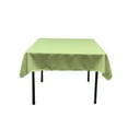 thumbnail image 1 of LA Linen Polyester Poplin Square Tablecloth, 58 by 58-Inch, Sage, 1 of 2