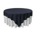 thumbnail image 1 of LA Linen Polyester Poplin Square Tablecloth, 72 by 72-Inch, Navy, 1 of 1