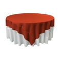 thumbnail image 1 of LA Linen Polyester Poplin Square Tablecloth, 72 by 72-Inch, Rust, 1 of 1