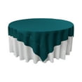 thumbnail image 1 of LA Linen Polyester Poplin Square Tablecloth, 72 by 72-Inch, Teal Dark, 1 of 1