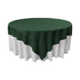 thumbnail image 1 of LA Linen Polyester Poplin Square Tablecloth, 90 by 90-Inch, Hunter Green, 1 of 1