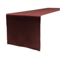 thumbnail image 1 of LA Linen Polyester Poplin Table Runner 14 by 108-Inch, Burgundy, 1 of 2