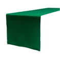 thumbnail image 1 of LA Linen Polyester Poplin Table Runner 14 by 108-Inch, Emerald Green, 1 of 2
