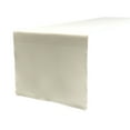 thumbnail image 1 of LA Linen Polyester Poplin Table Runner 14 by 108-Inch, Ivory, 1 of 2