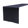 thumbnail image 1 of LA Linen Polyester Poplin Table Runner 14 by 108-Inch, Navy, 1 of 2