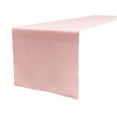thumbnail image 1 of LA Linen Polyester Poplin Table Runner 14 by 108-Inch, Pink Light, 1 of 2
