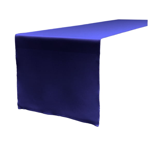 LA Linen Polyester Poplin Table Runner 14 by 108-Inch, Royal Blue