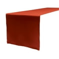thumbnail image 1 of LA Linen Polyester Poplin Table Runner 14 by 108-Inch, Rust, 1 of 1