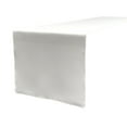 thumbnail image 1 of LA Linen Polyester Poplin Table Runner 14 by 108-Inch, White, 1 of 2