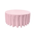 thumbnail image 1 of LA Linen Polyester Poplin Tablecloth 108-Inches Round, Pink Light, 1 of 4
