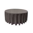 thumbnail image 1 of LA Linen Polyester Poplin Tablecloth 120-Inches Round, Charcoal, 1 of 1