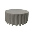 thumbnail image 1 of LA Linen Polyester Poplin Tablecloth 120-Inches Round, Gray Dark, 1 of 2