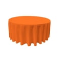 thumbnail image 1 of LA Linen Polyester Poplin Tablecloth 120-Inches Round, Orange, 1 of 2