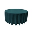 thumbnail image 1 of LA Linen Polyester Poplin Tablecloth 120-Inches Round, Teal Dark, 1 of 1