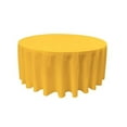 thumbnail image 1 of LA Linen Polyester Poplin Tablecloth 120-Inches Round, Yellow Dark, 1 of 2