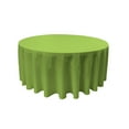 thumbnail image 1 of LA Linen Polyester Poplin Tablecloth 132-Inches Round, Lime, 1 of 1