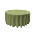thumbnail image 1 of LA Linen Polyester Poplin Tablecloth 132-Inches Round, Sage Dark, 1 of 1