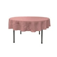 thumbnail image 1 of LA Linen Polyester Poplin Tablecloth 72-Inches Round, Dusty Rose, 1 of 4