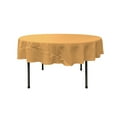 thumbnail image 1 of LA Linen Polyester Poplin Tablecloth 72-Inches Round, Gold, 1 of 1