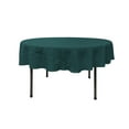 thumbnail image 1 of LA Linen Polyester Poplin Tablecloth 72-Inches Round, Teal Dark, 1 of 1