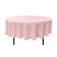 thumbnail image 1 of LA Linen Polyester Poplin Tablecloth 90-Inches Round, Pink Light, 1 of 1