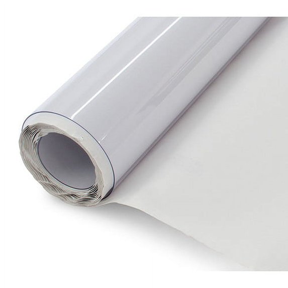 LA Linen Prepackaged 16 Gauge Super Clear Vinyl on a Roll