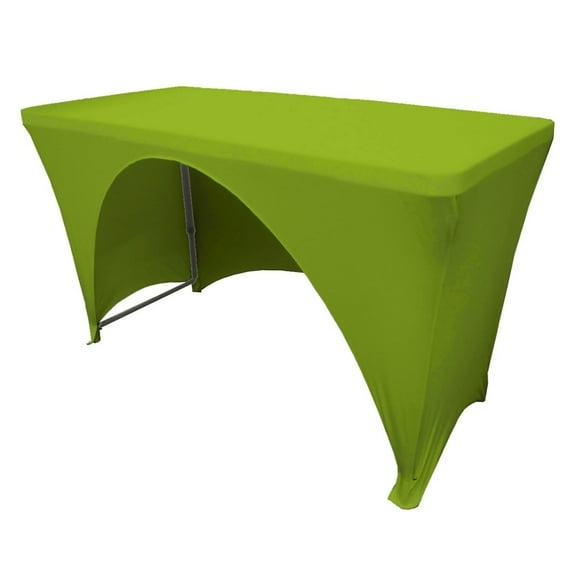 LA Linen Rectangular Open Back Table Cloth