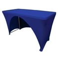 thumbnail image 1 of LA Linen Rectangular Open Back Table Cloth, 1 of 7