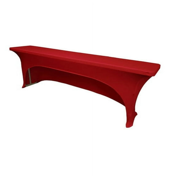 LA Linen Rectangular Open Back Table Cloth
