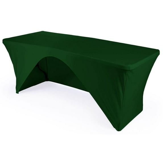 LA Linen Rectangular Open Back Table Cloth