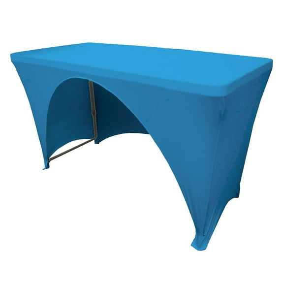 LA Linen Rectangular Open Back Table Cloth