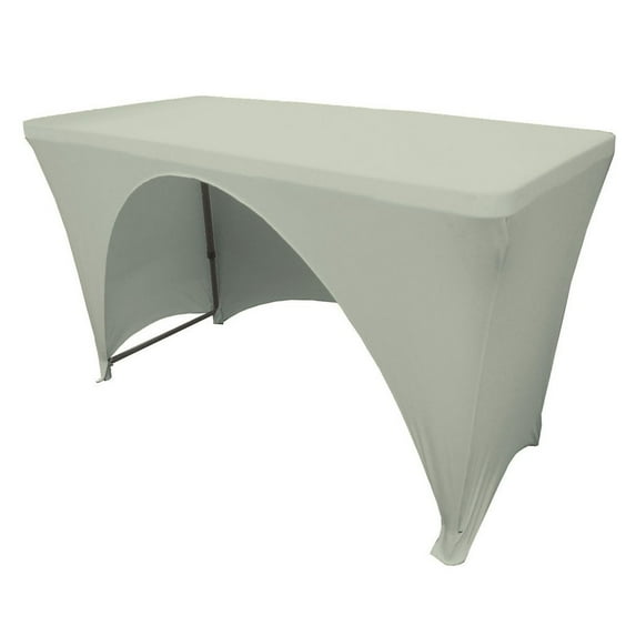 LA Linen Rectangular Open Back Table Cloth