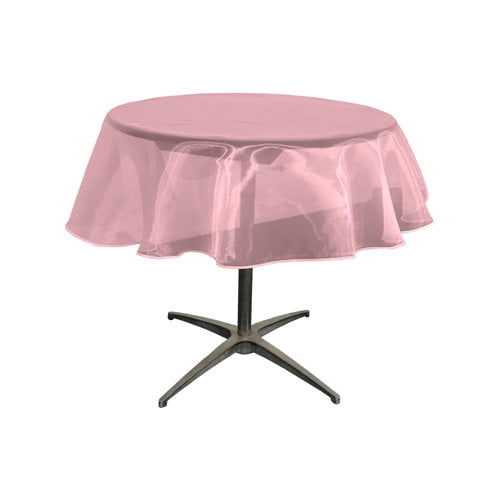 LA Linen Organza Round Tablecloth