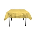 thumbnail image 1 of LA Linen TCOrgz58X58-DarkYellowO47 Sheer Mirror Organza Square Tablecloth, Dark Yellow - 58 x 58 in., 1 of 7