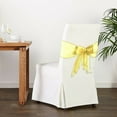 thumbnail image 1 of LA Linen Sheer Organza Chair Bow (Set of 10), 1 of 7