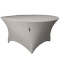 thumbnail image 1 of LA Linen Spandex Round Tablecloth, 1 of 7