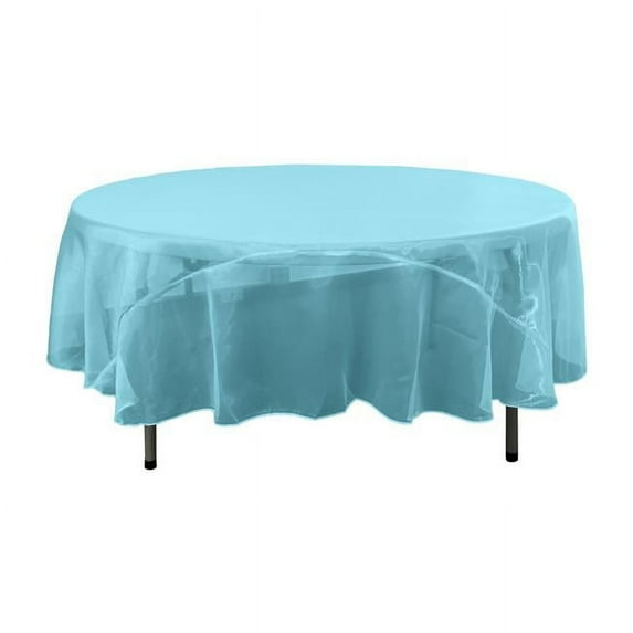 LA Linen Organza Round Tablecloth