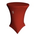 thumbnail image 1 of LA Linen TCSpandex32Rx42H-RedX98 Round Spandex Cover for Cocktail Highboy Table, Red - 32 & 42 in., 1 of 7