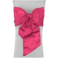 thumbnail image 1 of LA Linen Bridal Satin Chair Bow Sashes (Set of 10), 1 of 7