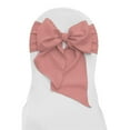 thumbnail image 1 of LA Linen TCpop8x108-Pk10-RoseP79 Polyester Poplin Chair Bows, Dusty Rose - 8 x 108 in. - Pack of 10, 1 of 7