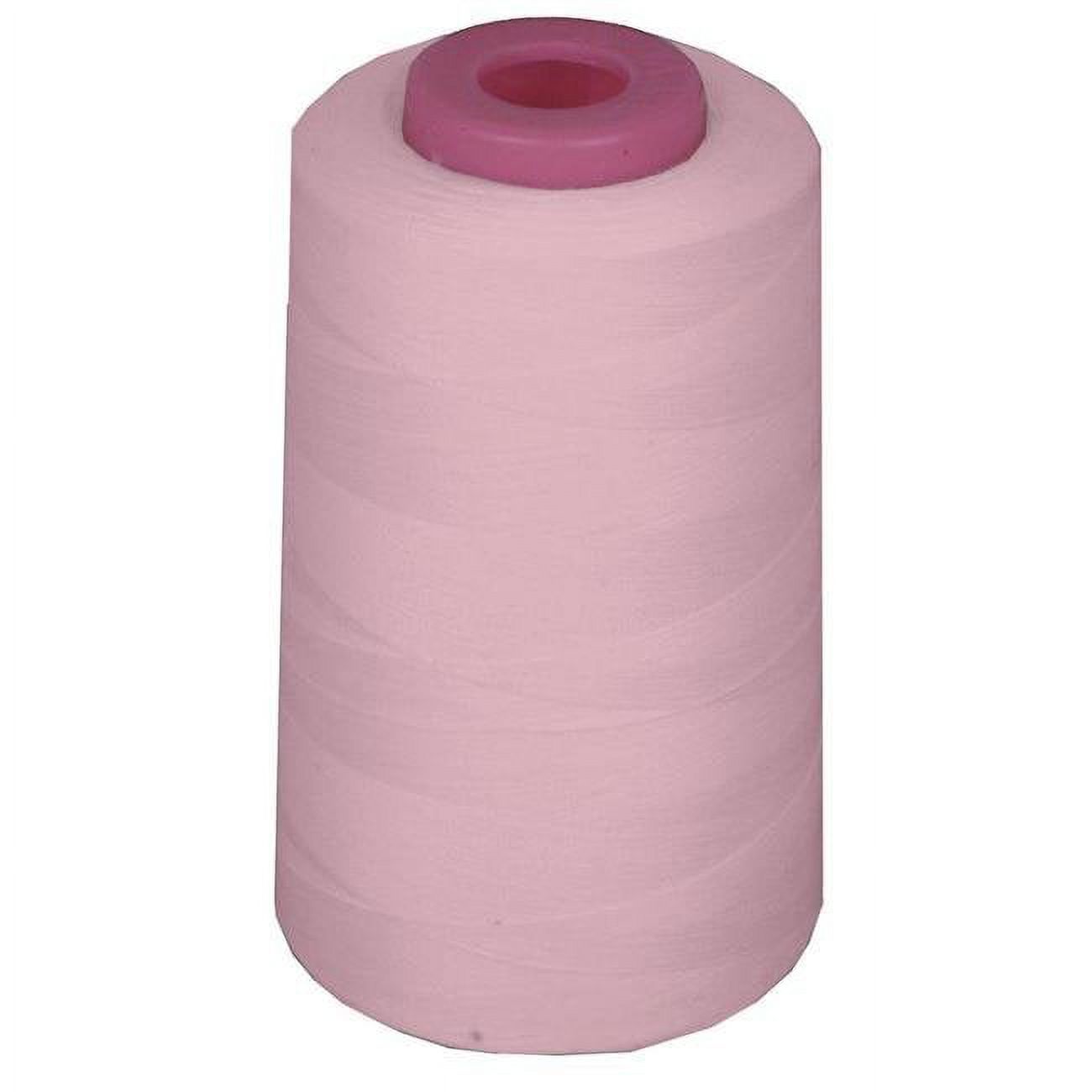 LA Linen ThreadLhtPinkA132 6000 Yards 100 Percent Polyester Cone Serger