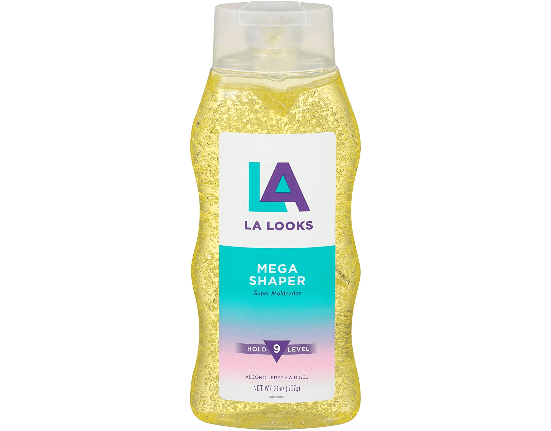 LA Looks Mega Shaper Styling Gel Hold Level 9 20 oz, Pack of 8